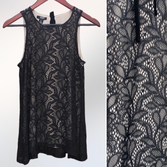 Alfani Floral Lace Tank Top PS - Picture 6 of 12
